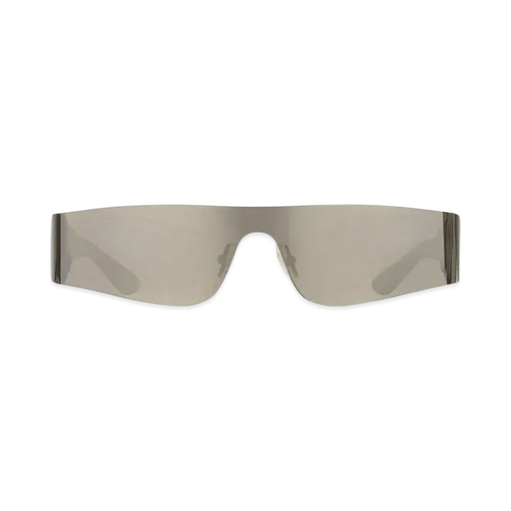 BALENCIAGA Mono Rectangle Sunglasses "Silver"