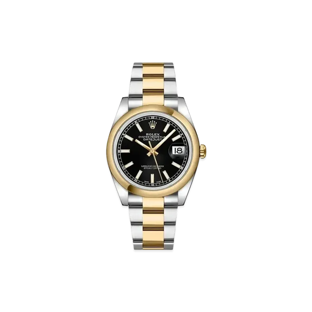 ROLEX Datejust 36 "Black/Stainless Steel/Yellow Gold"