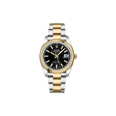 ROLEX Datejust 36 "Black/Stainless Steel/Yellow Gold"