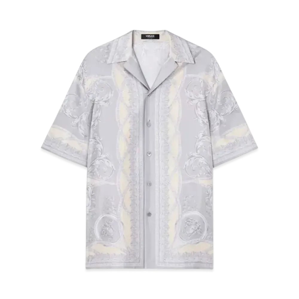 Versace La Coupe des Dieux Silk Shirt "Print"