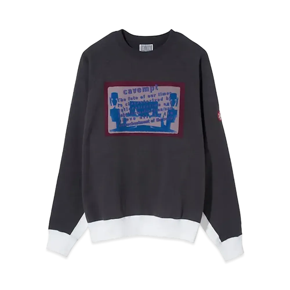 Cav Empt (C.E) DISENCHANTMENT LOOSE FIT CREW NECK "Grey"