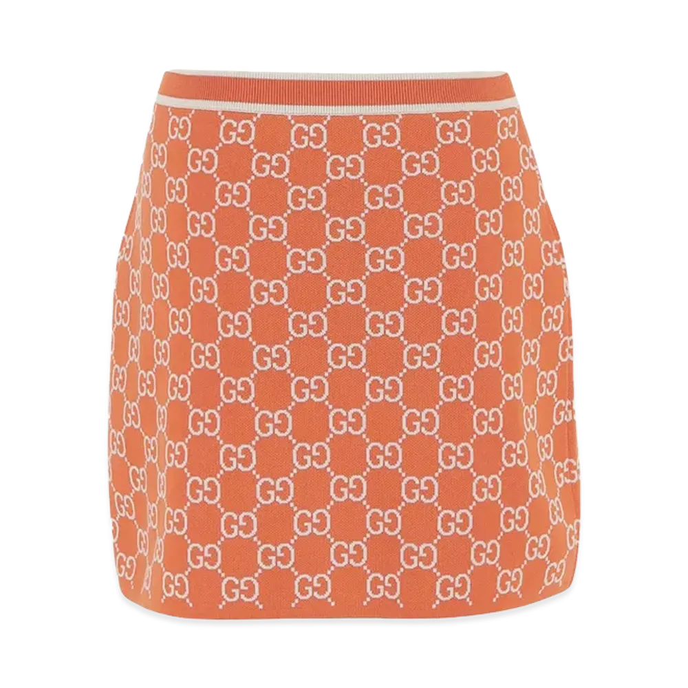 GUCCI Women's GG Jacquard Skirt "Printed"