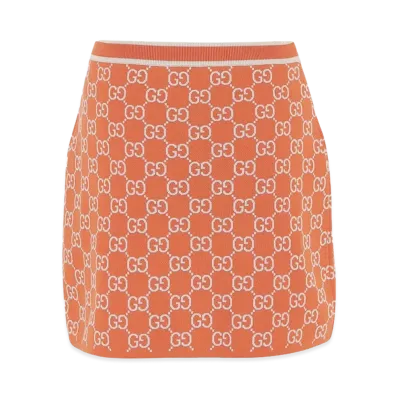 GUCCI Women's GG Jacquard Skirt "Printed"