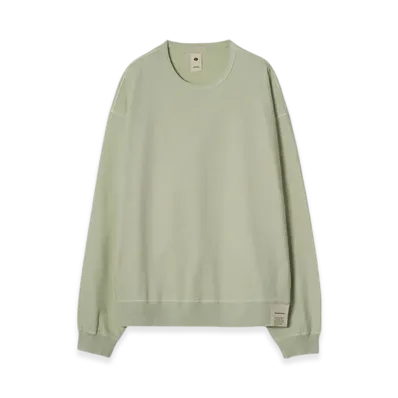 YOKE Brewed Protaintm Blend Cotton Fleece Yoke Sweat "Leaf Green"