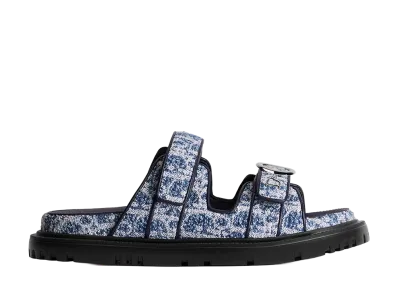 Dior Women's Dioriviera MyDior Slide Dior Oblique Denim "Blue"