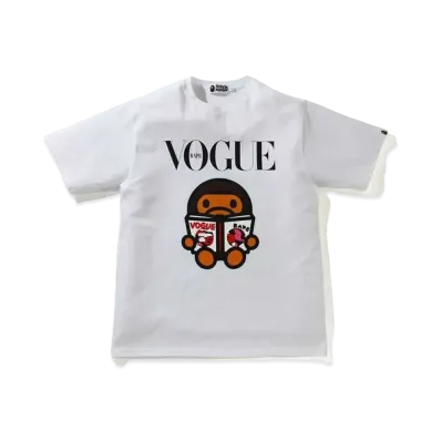 A BATHING APE VOGUE BABY MILO TEE KIDS "White"