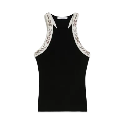 Max Mara Playadi Wool Cashmere Halter Neck Knit "Black"