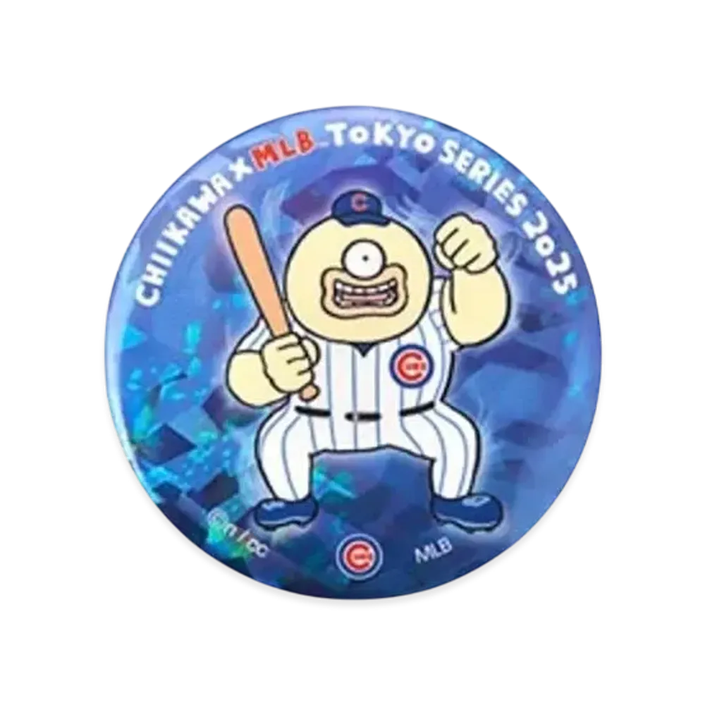 MLB x Chiikawa Tokyo Series Hologram Badge Ode "Blue"