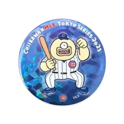 MLB x Chiikawa Tokyo Series Hologram Badge Ode "Blue"