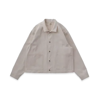 T.T Taiga Takahashi LOT.303 Coverall Jacket "Washed Ivory"