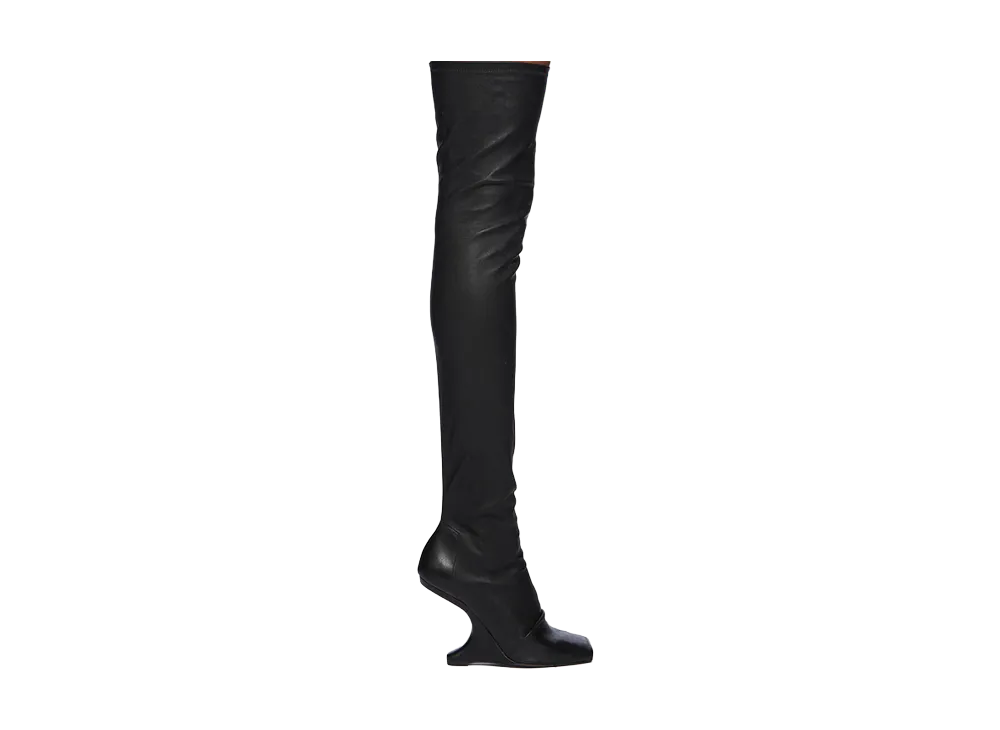 Rick Owens Women's Lilies Cantilever 11 Boot "Black"