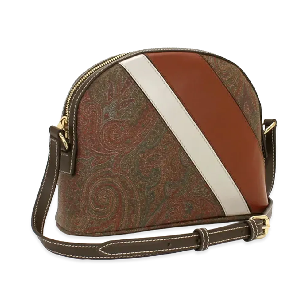 ETRO Women's Paisley Shoulder Bag "Wine Multi"