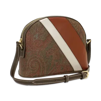 ETRO Women's Paisley Shoulder Bag "Wine Multi"