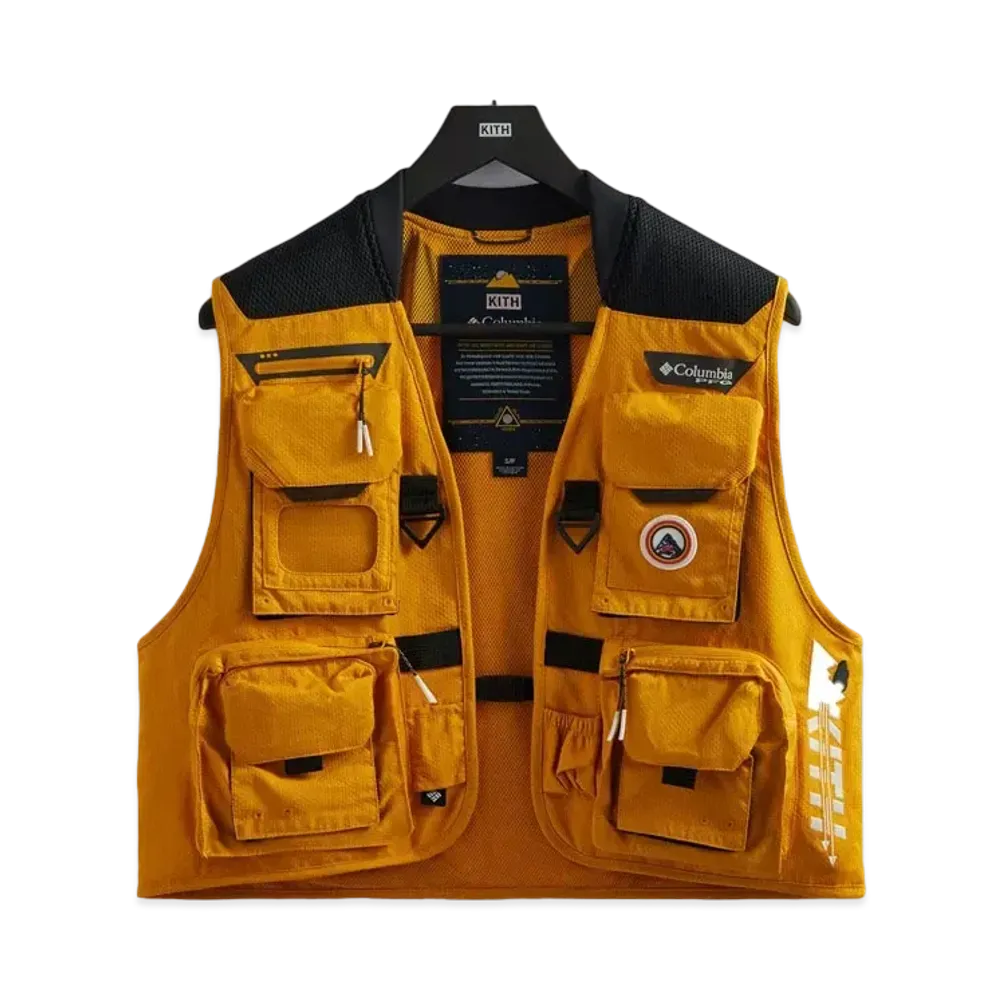 Kith x Columbia Henrys Fork V Vest "Bright Gold"