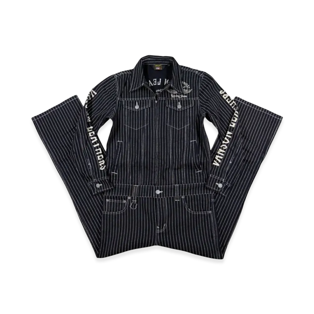Vanson Jumpsuit Coverall Denim "Wabash"