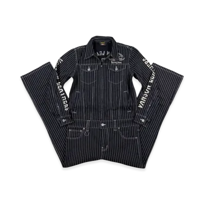 Vanson Jumpsuit Coverall Denim "Wabash"