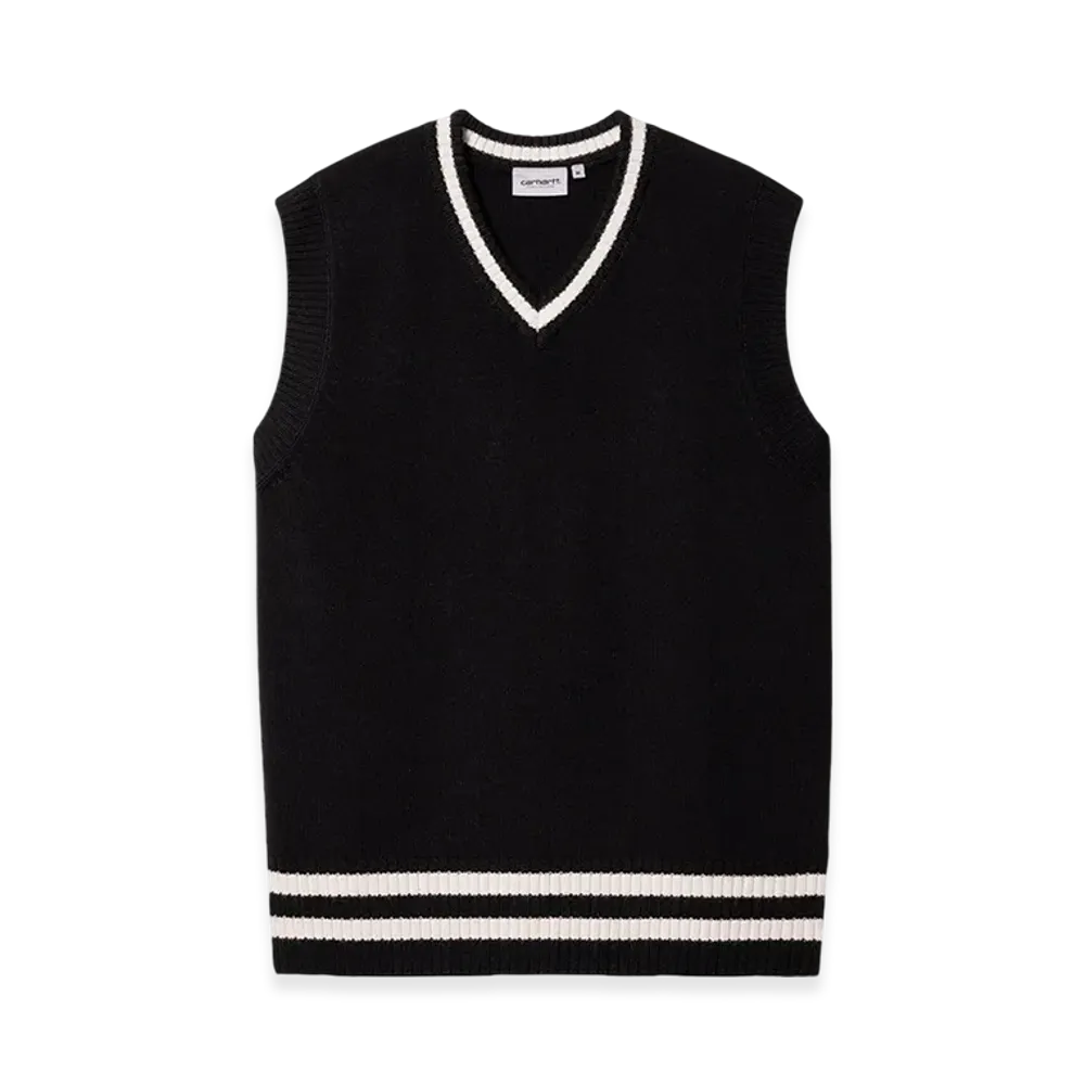 Carhartt WIP Stanford Vest Sweater "Black"