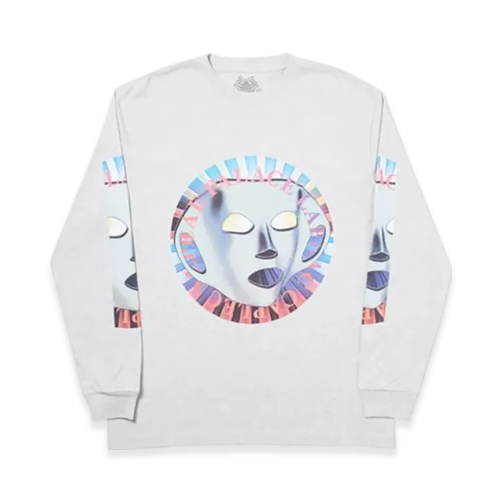 PALACE Flat Stancey Longsleeve "Grey Marl"