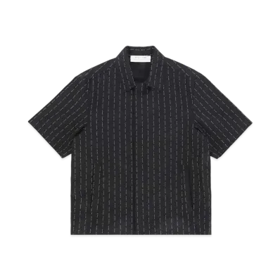 1017 ALYX 9SM Pinstripe S/S Shirt "White/Black"