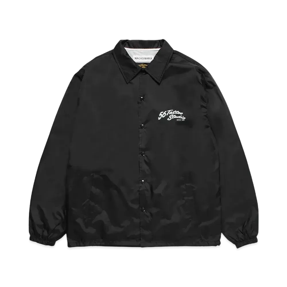 WACKO MARIA 56 TATTOO STUDIO / Coach Jacket "Black"
