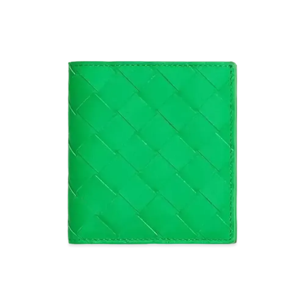 Bottega Veneta Slim Bi-Fold Wallet "Parakeet"