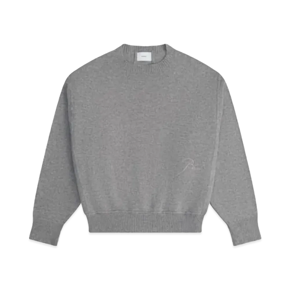 RHUDE Cashmere Knit Core Crewneck "Grey"