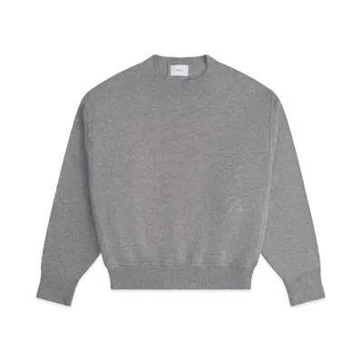 RHUDE Cashmere Knit Core Crewneck "Grey"