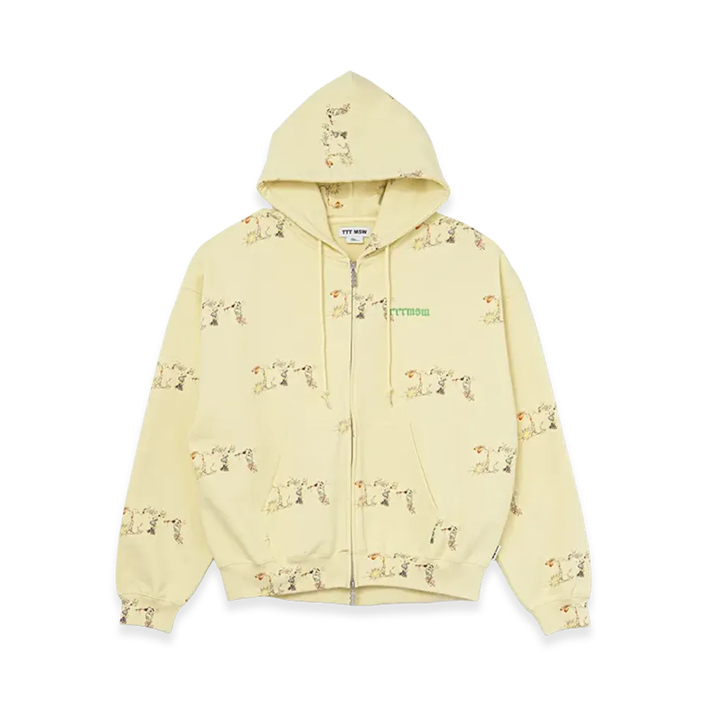 TTTMSW Coco Zip Up Hoodie "Lemon Yellow"