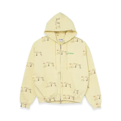 TTTMSW Coco Zip Up Hoodie "Lemon Yellow"