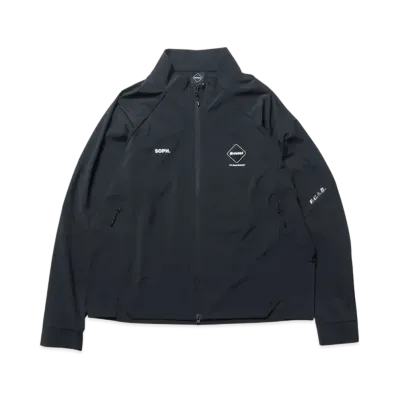 F.C.Real Bristol Cordura Stretch Team Track Jacket "Black"