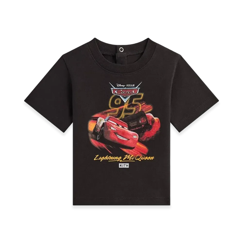 Kith x Disney Pixar Baby Lightning McQueen Tee "Black"