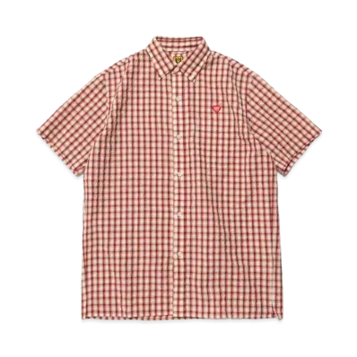 HUMAN MADE Checked BD S/S Shirt "Red"
