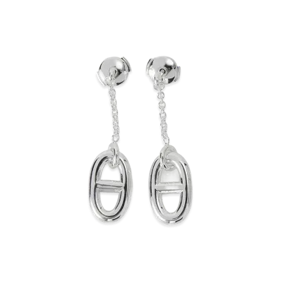 Hermes Earrings "Silver"