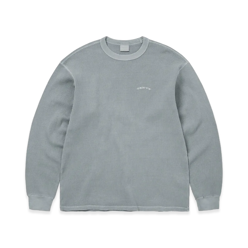 thisisneverthat Waffle L/S Tee "Blue Grey"