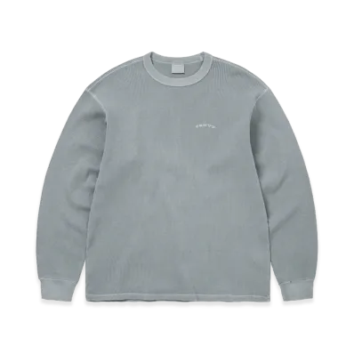thisisneverthat Waffle L/S Tee "Blue Grey"