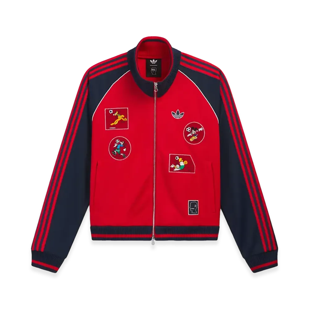 adidas x Brain Dead x Disney Track Top "Better Scarlet"