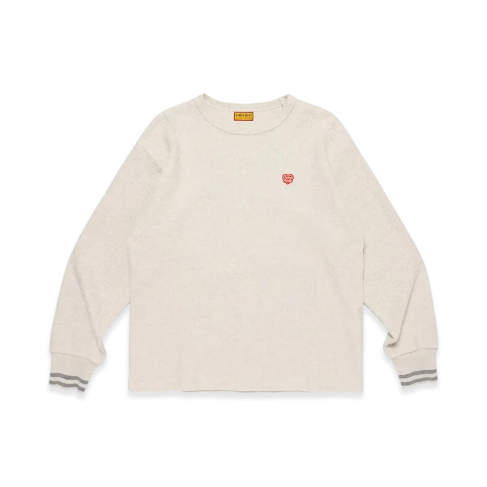 HUMAN MADE Thermal L/S T-Shirt "White"