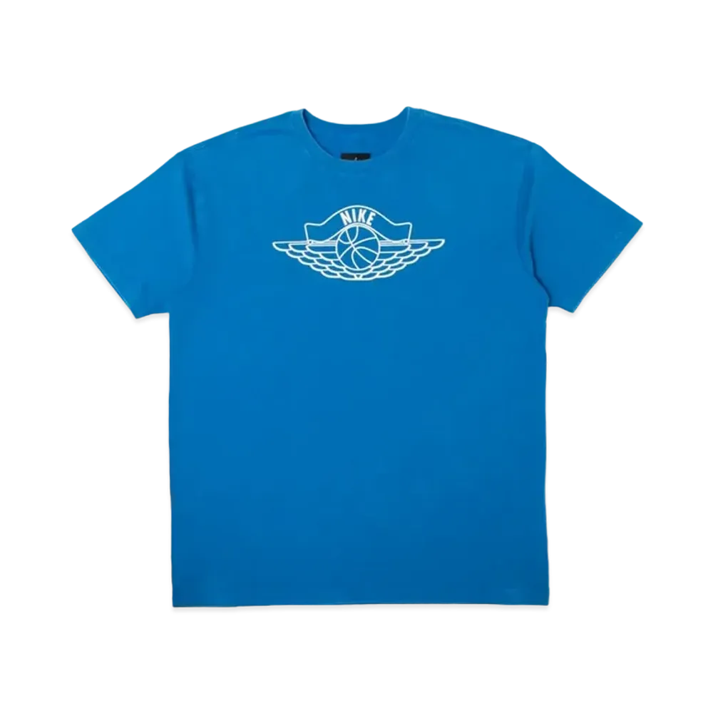 Air Jordan x Union NRG Vault AJ Flight Nike x Wings Tee "Blue"