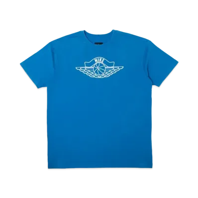 Air Jordan x Union NRG Vault AJ Flight Nike x Wings Tee "Blue"
