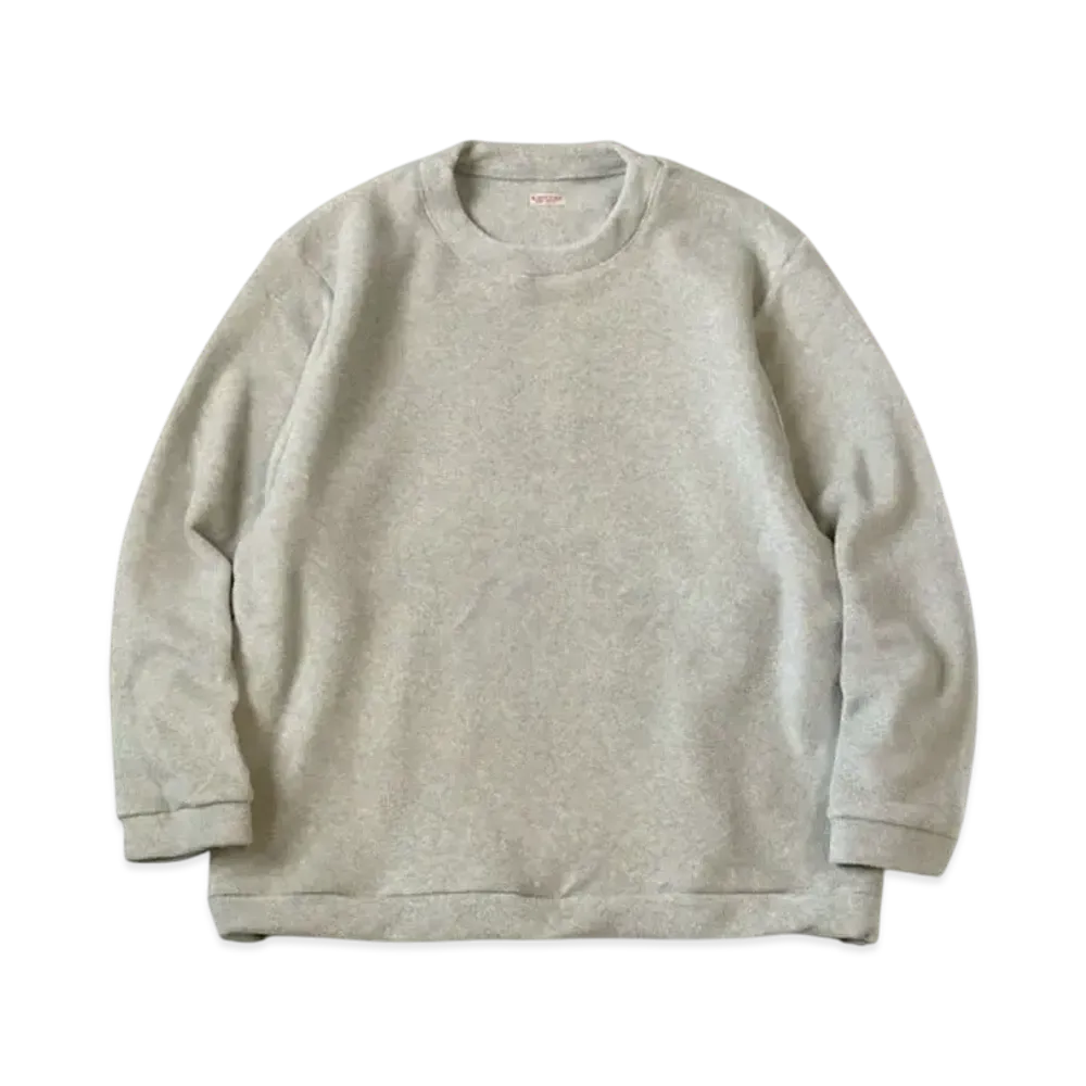 KAPITAL Reverse Fleece Big Crew Sweat "Kinari"