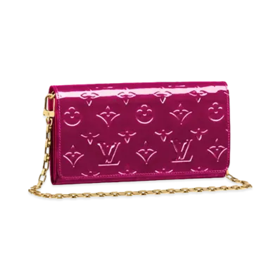 Louis Vuitton Sarah Chain Wallet "Rose Indien"