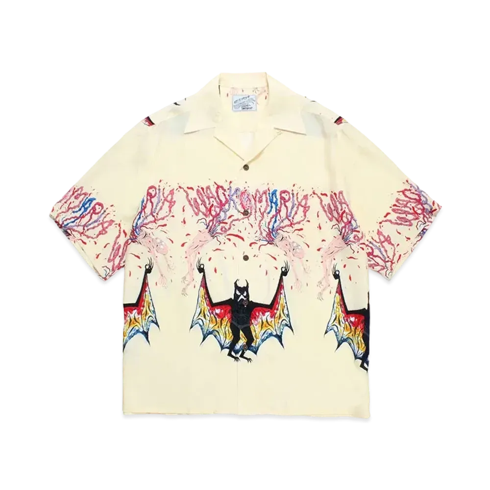 WACKO MARIA x neckface / Hawaiian Shirt "Yellow"