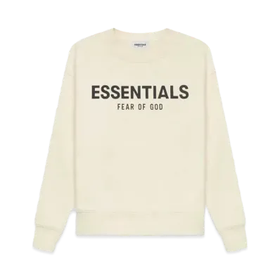 FEAR OF GOD ESSENTIALS Kids Pull-Over Crewneck "Butter cream"