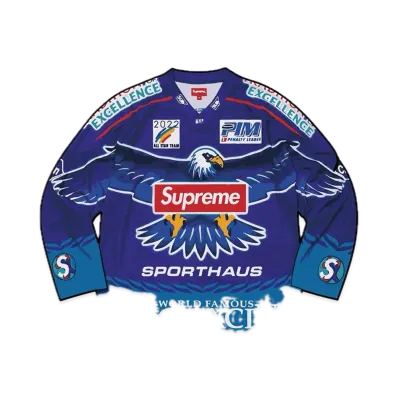 Supreme Eagle Moto Jersey "Royal"