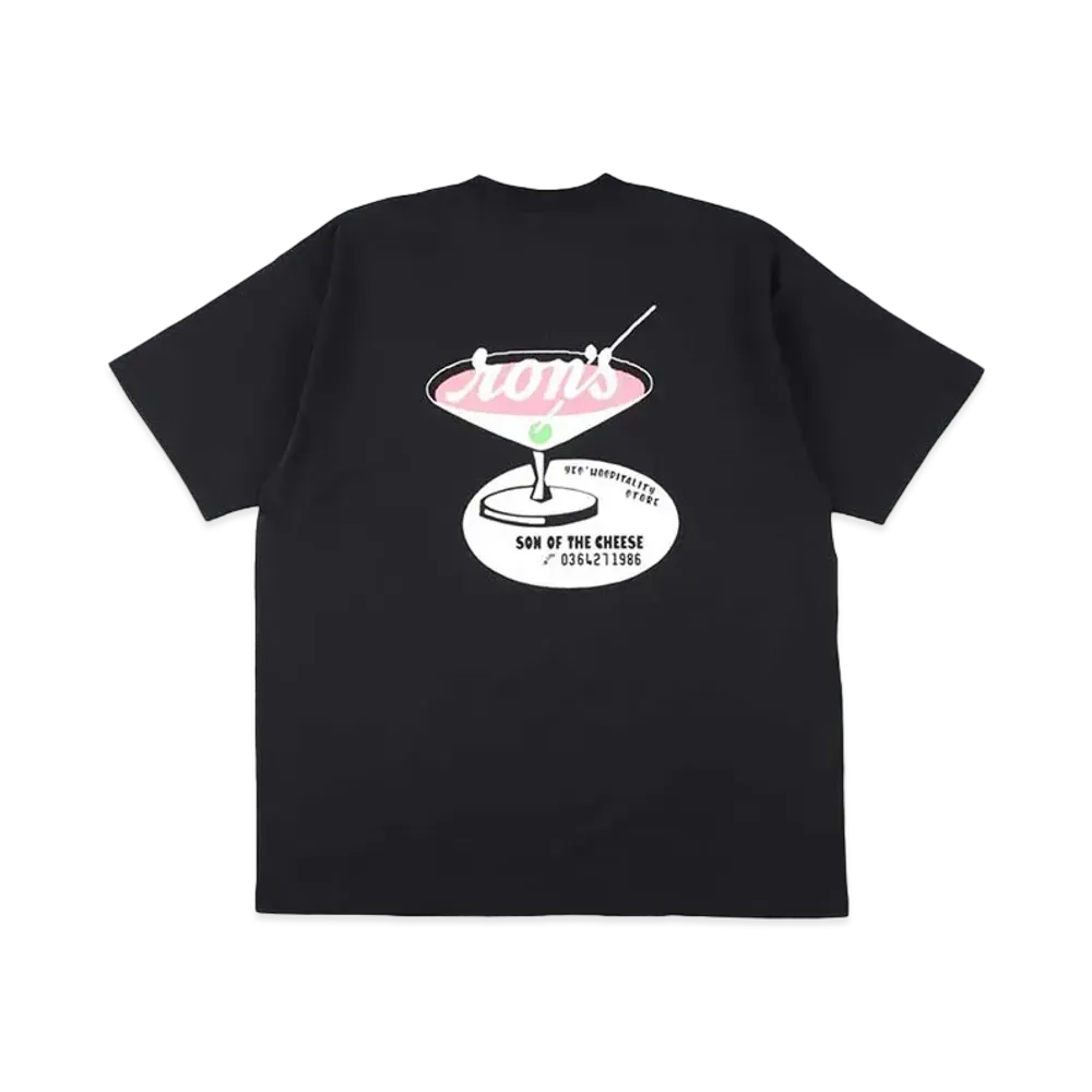 SON OF THE CHEESE Cocktail TEE "BLACK"