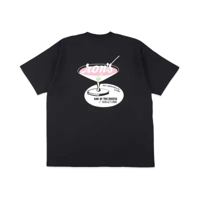 SON OF THE CHEESE Cocktail TEE "BLACK"