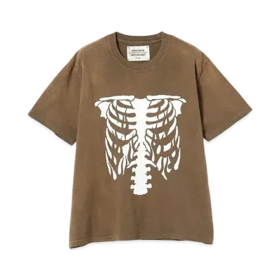 BEAMS x FUTURE ARCHIVE Bone Print Tee "Brown"