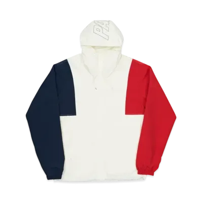 PALACE Hooded Arms Shell Top "White Navy"