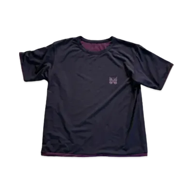 Needles x 417 EDIFICE S/S Reversible Tee "Black/Purple"