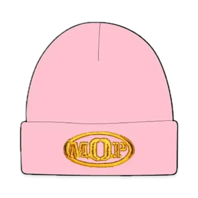 Supreme x M.O.P. Beanie "Light Pink"